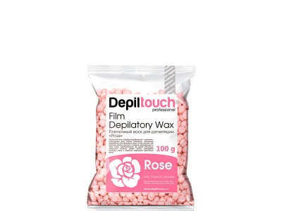 Depiltouch Film Depilatory Wax Rose - Горячий гранулированный плёночный воск Роза 100гр