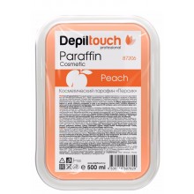 Depiltouch Paraffin Peach - Парафин косметический Персик в ванночке 500мл