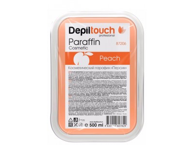 Depiltouch Paraffin Peach - Парафин косметический Персик в ванночке 500мл