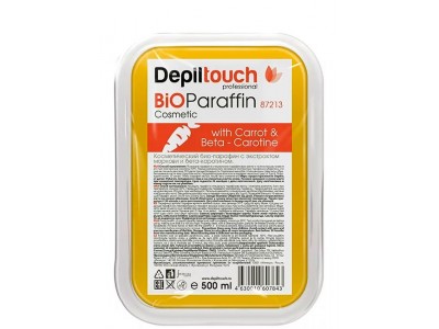 Depiltouch BIOParaffin With Carrot & Beta-Carotine - БИО Парафин косметический с Бета каротином 500мл