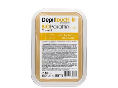 Depiltouch BIOParaffin With Natural BeesWax - БИО Парафин косметический с пчелиным воском в ванночке 500мл