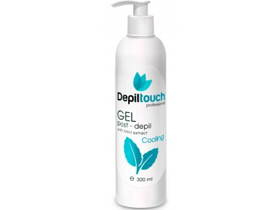 Depiltouch Skin Care Gel post-depil with Mint - Охлаждающий гель после депиляции с экстрактом Мяты 300мл