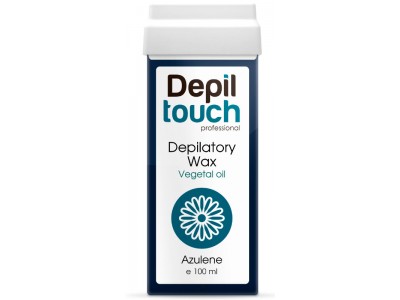 Depiltouch Depilatory Wax Vegetal Oil Azulene - Тёплый воск для депиляции (мягкий) + 40С с натуральным маслом Азулен 100мл