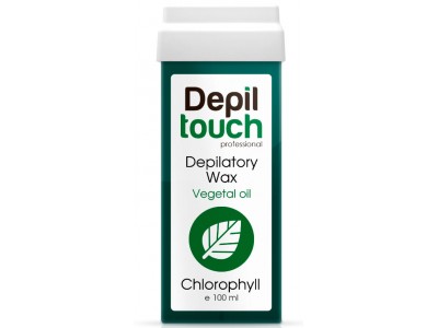 Depiltouch Depilatory Wax Vegetal Oil Chlorophyll - Тёплый воск для депиляции с натуральным маслом Хлорофилл 100мл