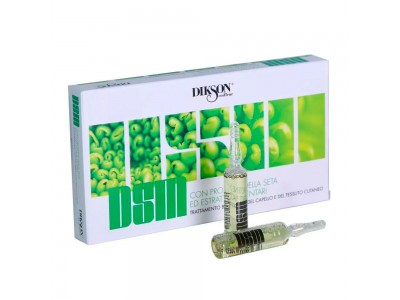 Dikson Ampoule Dsm - Ухаживающая и увлажняющая сыворотка с протеинами шелка для чувствительной кожи головы 10 х 10мл