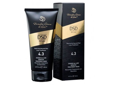 DSD de Luxe Restructuring and Hair Loss Treatment Keratin Mask 4.3 - Маска Восстанавливающая с Кератином № 4.3, 200мл