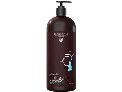 EGOMANIA Hairganic+ Argan Oil Shampoo - Шампунь с маслом аргана для питания сухих окрашенных волос 1000мл