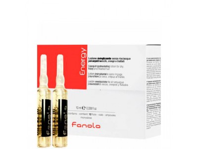 Fanola Energy Lotion - Лосьон в ампулах против выпадения волос 12 х 10мл