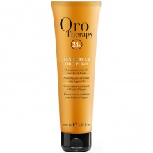 Fanola Oro Therapy Hand Cream 24K - Крем для рук Увлажняющий с маслом Арганы и золотом 100мл