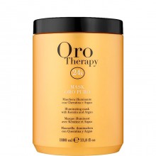 Fanola Oro Therapy Mask 24K - Восстанавливающая маска для волос с Кератином и золотом 1000мл