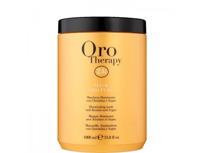 Fanola Oro Therapy Mask 24K - Восстанавливающая маска для волос с Кератином и золотом 1000мл
