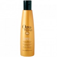 Fanola Oro Therapy Shampoo 24K - Восстанавливающий шампунь для волос с Кератином и Золотом 300мл