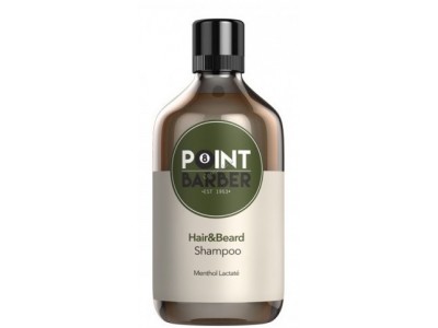 Farmagan Point Barber Hair & Beard Shampoo - Освежающий шампунь для волос и бороды 300мл