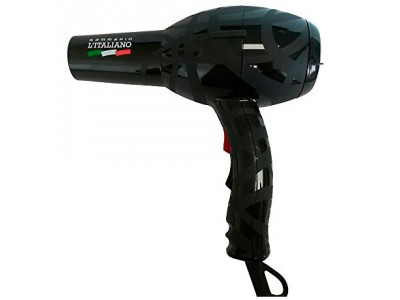 Gamma Piu 083 L'Italiano Black 2000w - Профессиональный фен для волос Чёрный 2000 Вт