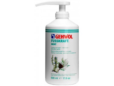Gehwol Fusskraft Mint - Мятный Охлаждающий бальзам Флакон с дозатором 500мл