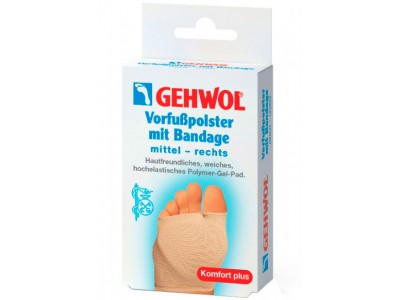 Gehwol Vorfuspolster min Bandage rechts - Защитная подушка под плюсну из гель-полимера и бандажа Правая 1шт