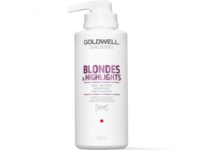 Goldwell Dualsenses Blondes & Highlights 60SEC Treatment - Интенсивный уход за 60 секунд для осветленных волос 500мл