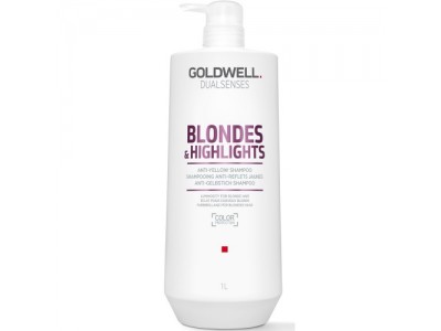 Goldwell Dualsenses Blondes & Highlights Anti-Yellow Shampoo - Шампунь против желтизны для осветленных волос 1000мл