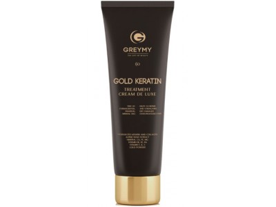 GREYMY Gold Keratin Treatment Cream De Luxe - Кератин Крем для восстановления и выпрямления волос 100мл