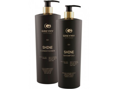 GREYMY Shine Complex: Shine Shampoo + Shine Conditioner - Набор: Шампунь для Блеска + Кондиционер для Блеска 800 + 800мл