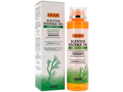 Guam Alga Scented Massage Oil Dren-Cell - Аромамасло для тела массажное с дренажным эффектом 150мл