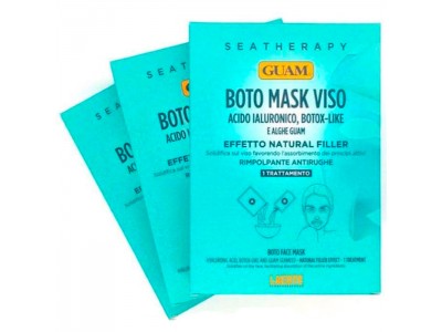 Guam Seatherapy Boto Mask Viso - Маска для лица "Ботокс эффект" с гиалуроновой кислотой и водорослями 3 х 20гр