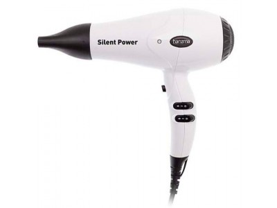 Harizma Silent Power 2000W - Фен профессиональный для волос Белый 2000 Вт