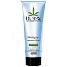 Hempz Pure Herbal Triple Moisture Replenishing Shampoo - Шампунь для Волос Тройное Увлажнение 265мл