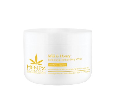 Hempz Body Scrub Milk & Honey Herbal Sugar - Скраб для тела Молоко & Мёд 176гр