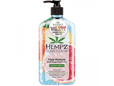 Hempz Herbal Body Cream Triple Moisture - Молочко увлажняющее для тела Тройное увлажнение 500мл