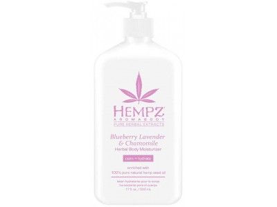 Hempz Herbal Body Moisturizer Blueberry Lavender & Chamomile - Молочко для тела увлажняющее Лаванда, Ромашка и Дикие Ягоды 500мл