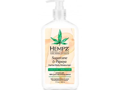 Hempz Herbal Body Moisturizer Sugarcane & Papaya - Молочко для тела Сахарный тростник и Папайя 500мл