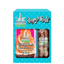 Hempz Herbal Sugar Rush Limited Edition MINI - Мини набор (Молочко кленовый крем + Бальзам для губ шоколад), 66мл + 7гр