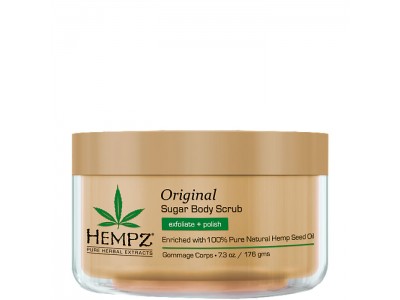 Hempz Body Scrub Original Herbal Sugar - Скраб для Тела Увлажняющий 176гр