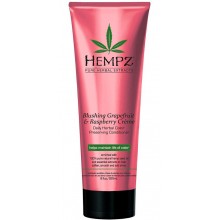 Hempz Pure Herbal Blushing Grapefruit & Raspberry Creme Conditioner - Кондиционер растительный Грейпфрут и Малина для сохранения цвета и блеска окрашенных волос 265мл