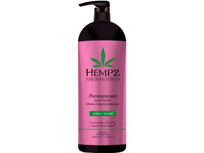 Hempz Pure Herbal Moisturizing Pomegranate Conditioner - Кондиционер для Волос Разглаживающий Гранат 1000мл