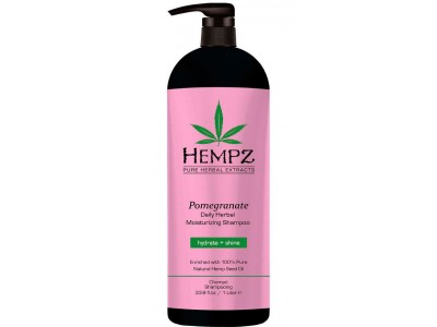 Hempz Pure Herbal Moisturizing Pomegranate Shampoo - Шампунь Увлажняющий Гранат 1000мл