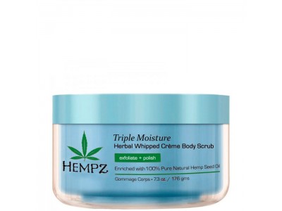 Hempz Body Scrub Triple Moisture Herbal Whipped Creme - Скраб для Тела Тройное Увлажнение 176гр