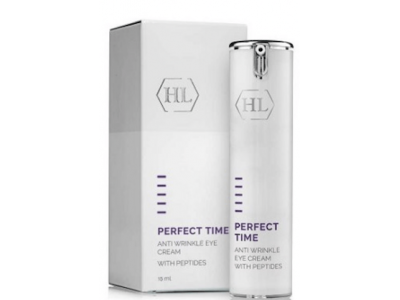 Holy Land Perfect Time Anti Wrinkle Eye Cream - Укрепляющий крем для век с кофеином и инновативными липопептидами 15мл