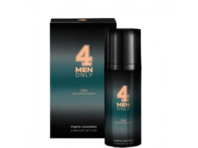 inspira:cosmetics 4 Men Only 24h Skin Supercharger - Легкий укрепляющий крем для лица 24-часового действия 50мл