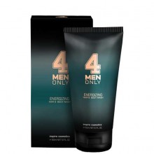 inspira:cosmetics 4 Men Only Energizing Hair & Body Wash - Тонизирующий очищающий гель для волос и тела 150мл