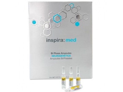 inspira:cosmetics inspira:med Bi-Phase Ampoules Neurogenetics Ampoules - Двухфазная сыворотка для экспресс-восстановления кожи 14 х 2мл