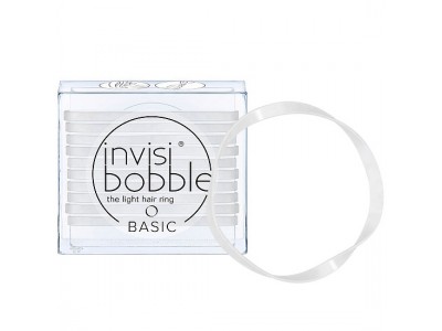 Invisibobble Basic Crystal Clear - Резинка для волос цвет Прозрачный 10шт
