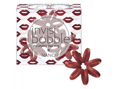 Invisibobble Nano Marilyn Monred - Резинка-браслет для волос, цвет Утонченный Красный 3шт