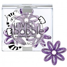 Invisibobble Nano Meow & Ciao - Резинка-браслет для волос, цвет Мерцающий Фиолетовый 3шт