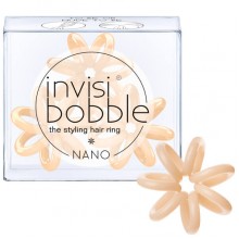 Invisibobble Nano To Be or Nude to Be - Резинка-браслет для волос, цвет бежевый 3шт