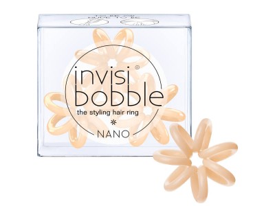 Invisibobble Nano To Be or Nude to Be - Резинка-браслет для волос, цвет бежевый 3шт