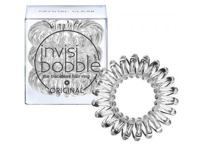 Invisibobble Original Crystal Clear - Резинка-браслет для волос, цвет Прозрачный 3шт
