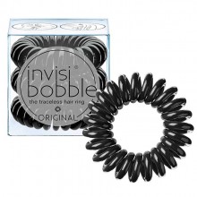 Invisibobble Original True Black - Резинка-браслет для волос, цвет Черный 3шт