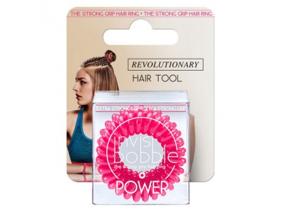 Invisibobble Power Pinking of you - Резинка-браслет для волос с подвесом, цвет Розовый 3шт